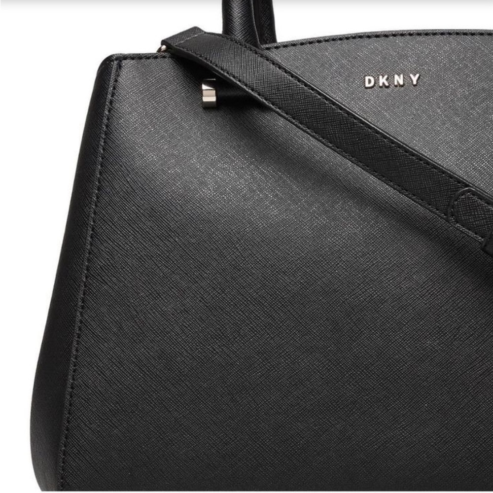 NEW AUTHENTIC DKNY BLACK TOTE SATCHEL WOMEN'S HANDBAG